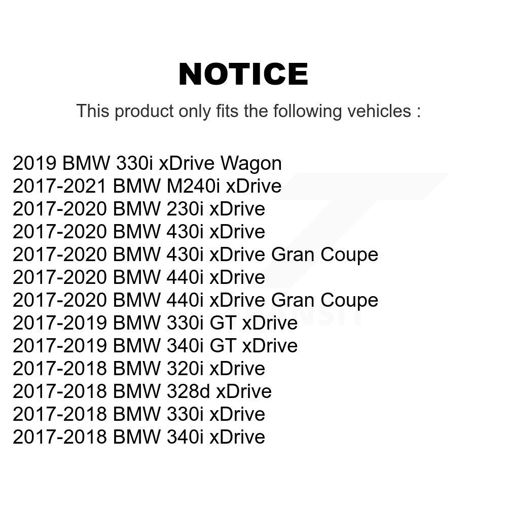 [Avant] Ensemble roulement de roue et moyeu pour BMW 330i xDrive 230i 430i Gran Coupe 340i 440i K70-102183