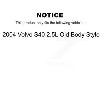 [Avant et Arrière] Roulement de roue pour 2004 Volvo S40 2.5L Old Body Style K70-102223