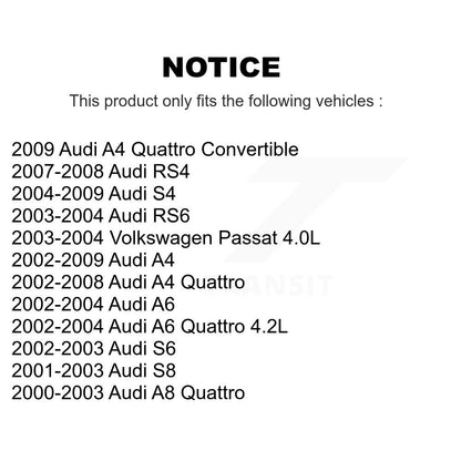 [Avant] Ensemble roulement de roue pour Audi A4 Quattro Volkswagen Passat S4 A6 RS4 A8 RS6 K70-102249