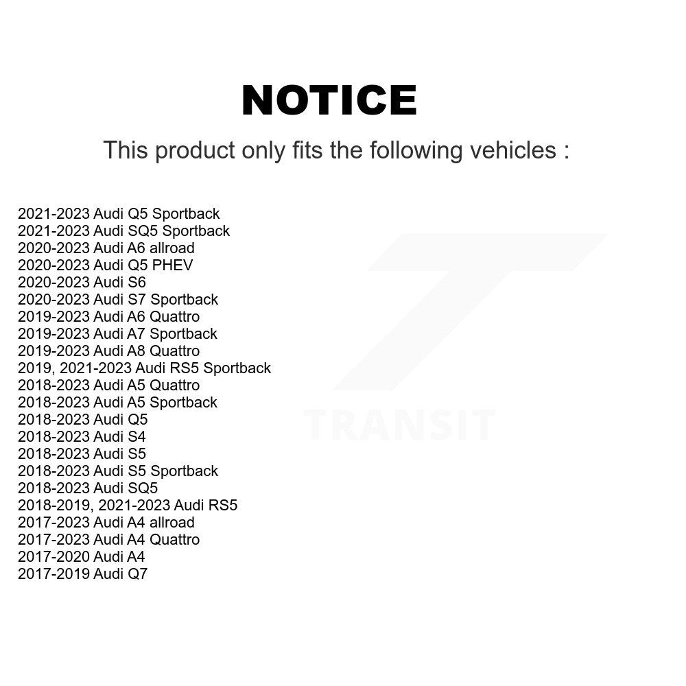 [Avant] Ensemble roulement de roue pour Audi Q5 A4 Quattro Q7 A5 Sportback SQ5 S5 allroad K70-102250