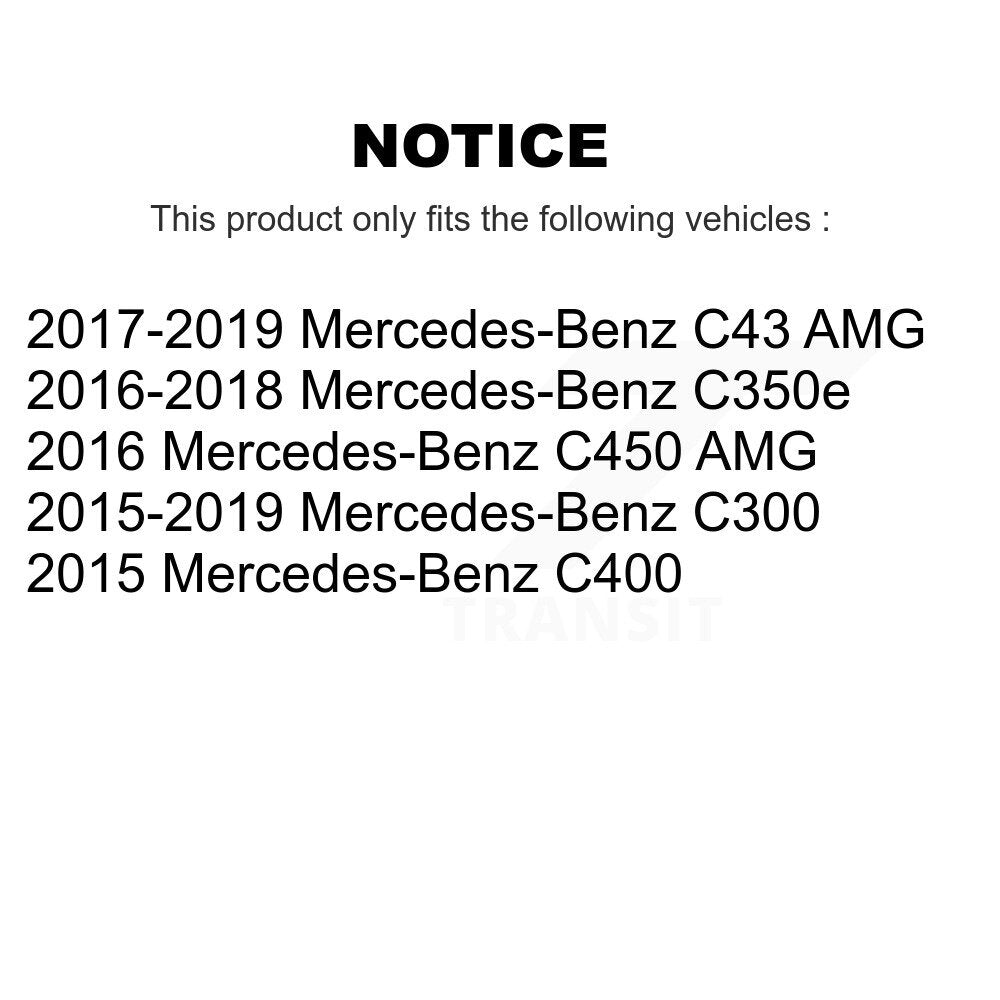 [Arrière] Ensemble roulement de roue pour Mercedes-Benz C300 C43 AMG C400 C450 C350e K70-102254