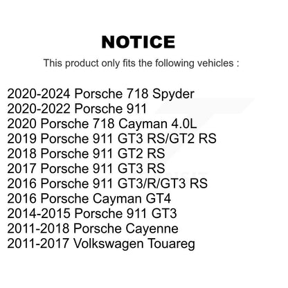 [Arrière] Ensemble roulement de roue pour Porsche Volkswagen Touareg Cayenne 911 718 Spyder K70-102258