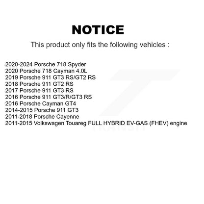[Avant et Arrière] Ensemble roulement de roue pour Porsche Cayenne Volkswagen Touareg 911 718 K70-102262