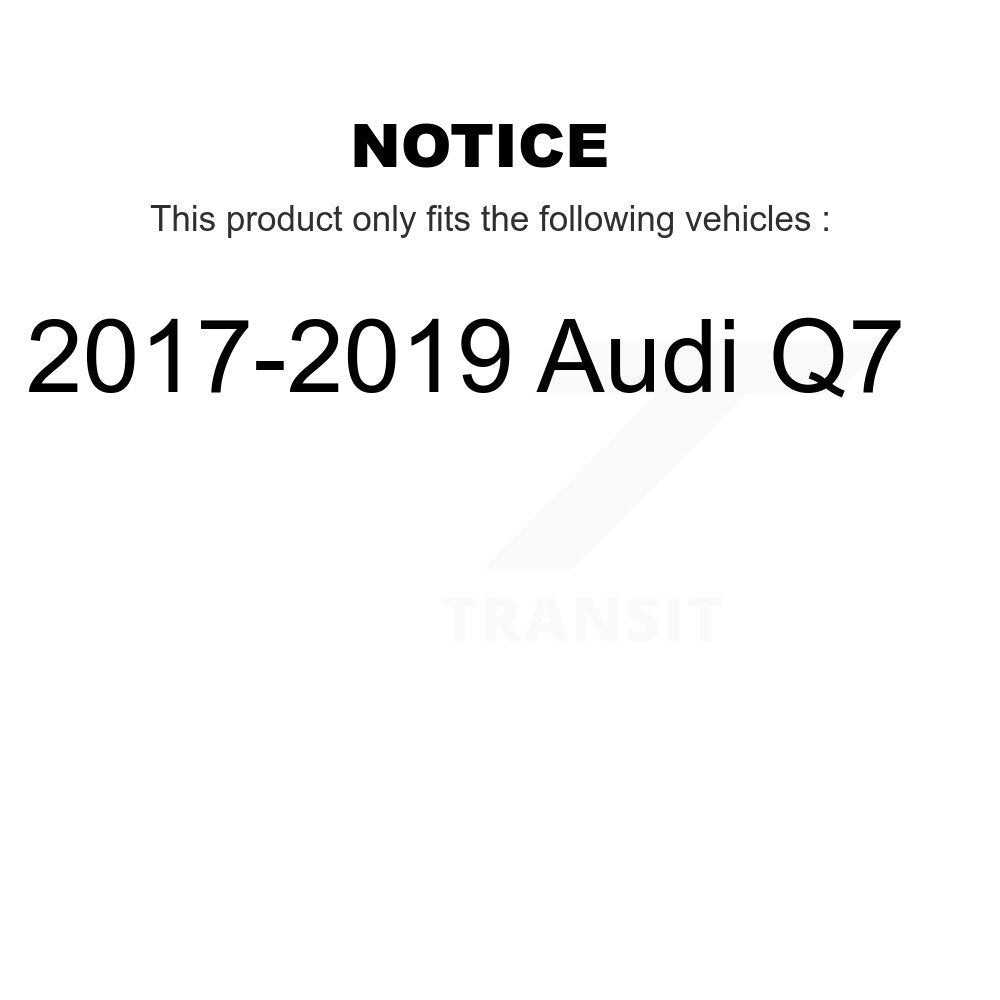 [Avant et Arrière] Ensemble roulement de roue pour 2017-2019 Audi Q7 K70-102263