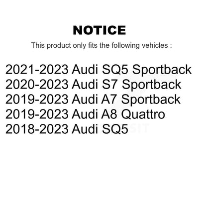 [Avant et Arrière] Ensemble roulement de roue pour Audi SQ5 Sportback A7 A8 Quattro S7 K70-102264