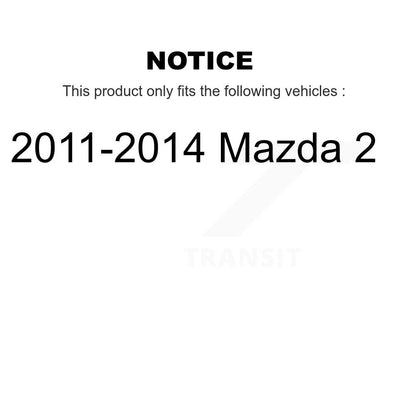 [Avant] Kit d'ensemble de bras de suspension et joint à rotule pour 2011-2014 Mazda 2 K72-100057