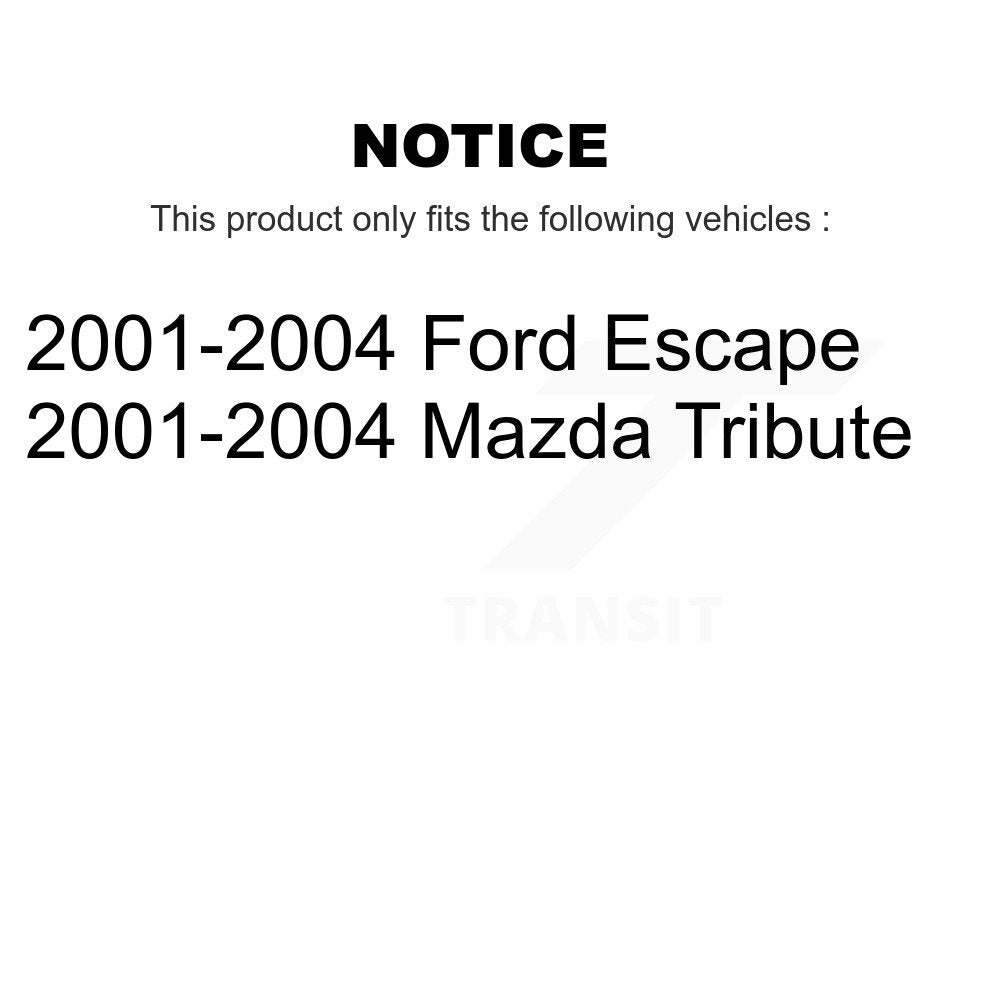 [Avant] Kit d'ensemble de bras de suspension et joint à rotule pour 2001-2004 Ford Escape Mazda Tribute K72-100069