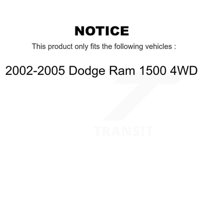 [Avant] Kit de biellette de barre stabilisatrice de suspension pour 2002-2005 Dodge Ram 1500 4WD K72-100196