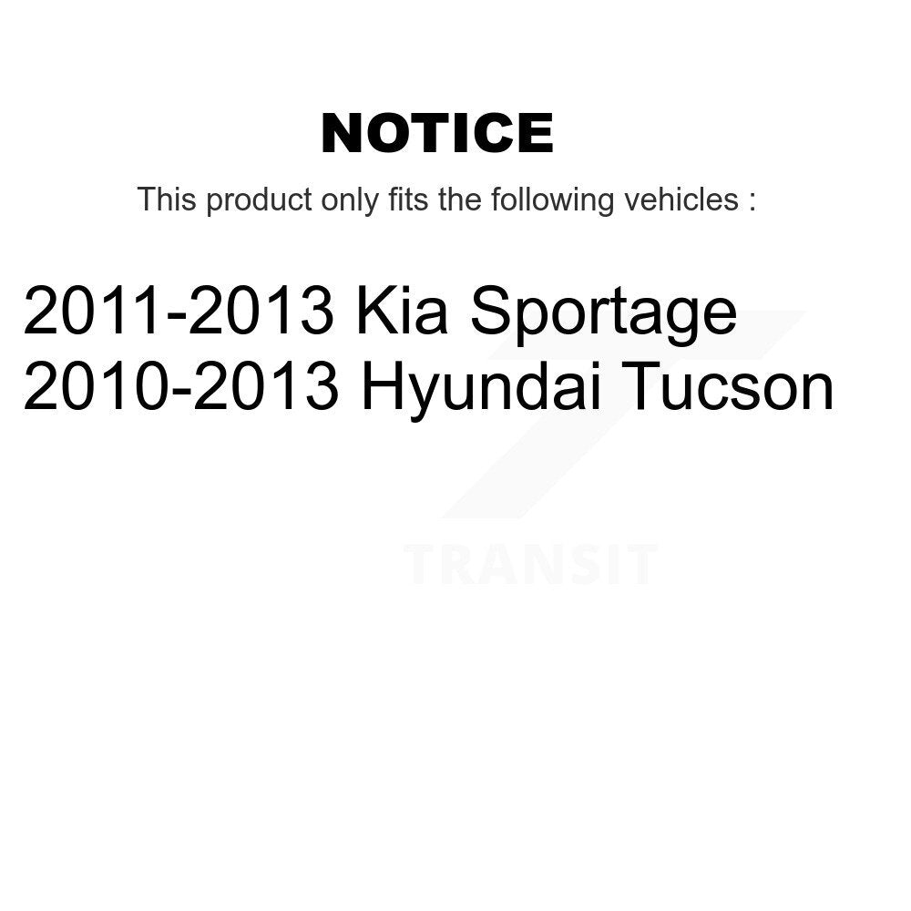 [Avant] Kit de biellette de barre stabilisatrice de suspension pour Hyundai Tucson Kia Sportage K72-100228