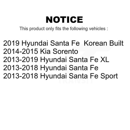 [Avant] Kit de biellette de barre stabilisatrice de suspension pour Hyundai Santa Fe Sport Kia Sorento XL K72-100233