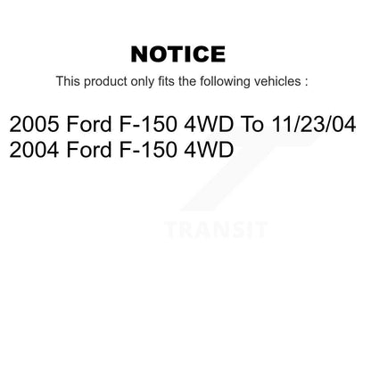 [Avant] Kit de biellette de barre stabilisatrice de suspension pour Ford F-150 Heritage 4WD K72-100243
