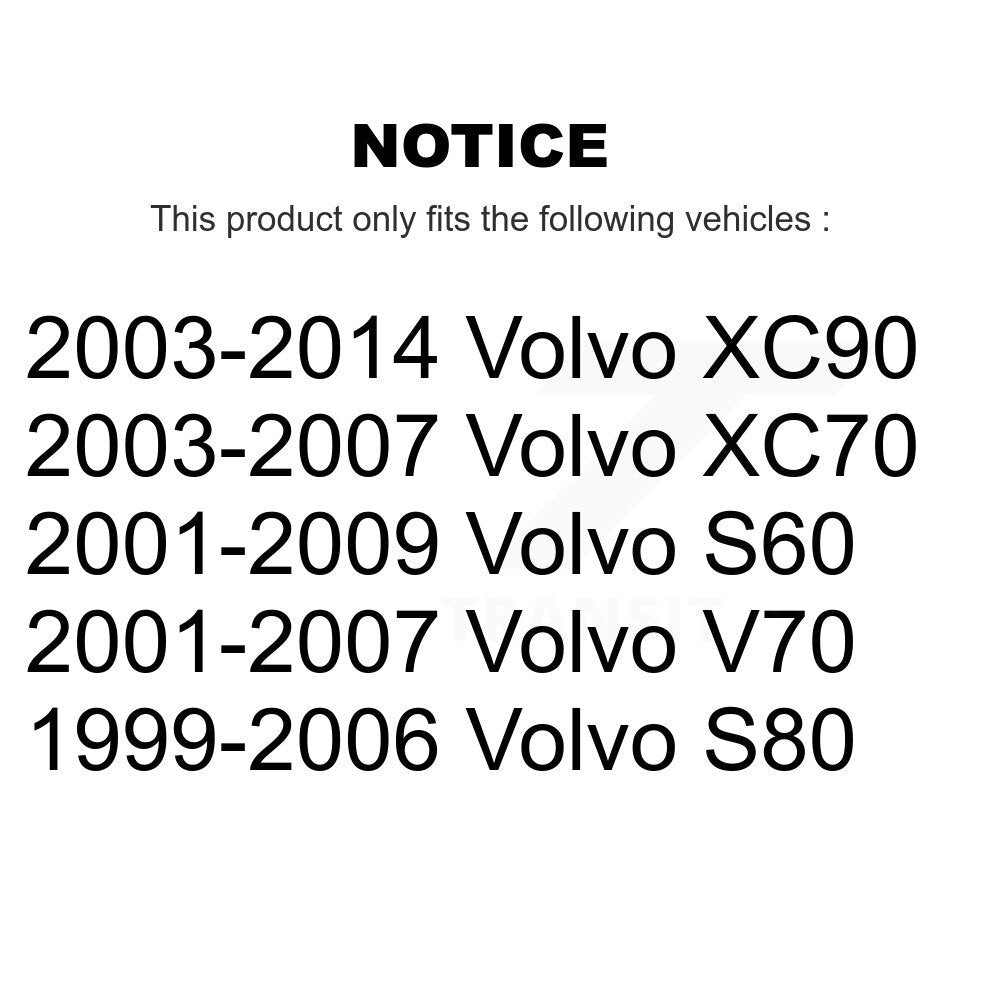 [Avant] Kit de biellette de barre stabilisatrice de suspension pour Volvo XC90 S60 V70 XC70 S80 K72-100251