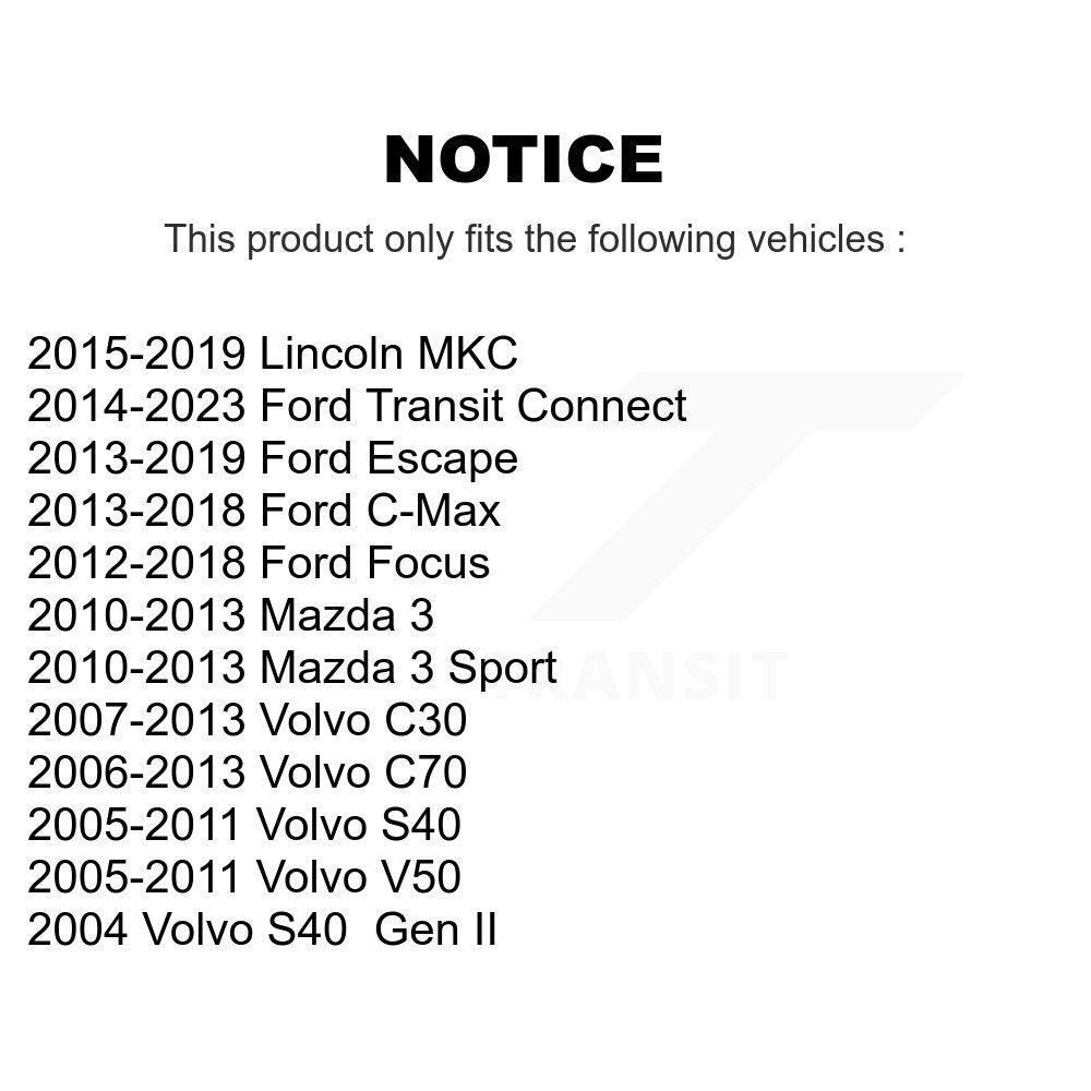 [Avant] Kit de biellette de barre stabilisatrice de suspension pour Mazda 3 Volvo S40 C70 C30 V50 K72-100259