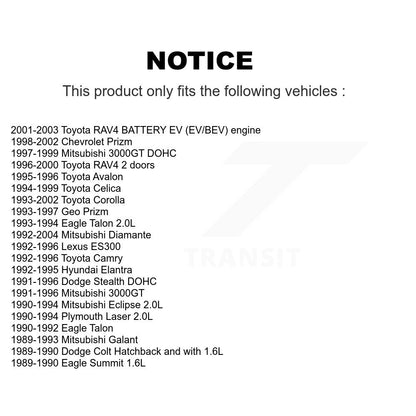 [Avant] Kit de biellette de barre stabilisatrice de suspension pour Toyota Corolla Camry RAV4 Prizm Chevrolet Geo Avalon Lexus ES300 Celica K72-100271