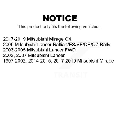[Avant] Kit de biellette de barre stabilisatrice de suspension pour Mitsubishi Mirage Lancer G4 K72-100273