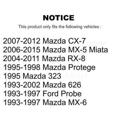 [Avant] Kit de biellette de barre stabilisatrice de suspension pour Mazda CX-7 MX-5 Miata 626 RX-8 Protege Ford Probe MX-6 K72-100305
