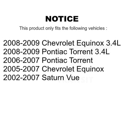 [Avant] Kit de biellette de barre stabilisatrice de suspension pour Chevrolet Equinox Saturn Vue Pontiac Torrent K72-100308