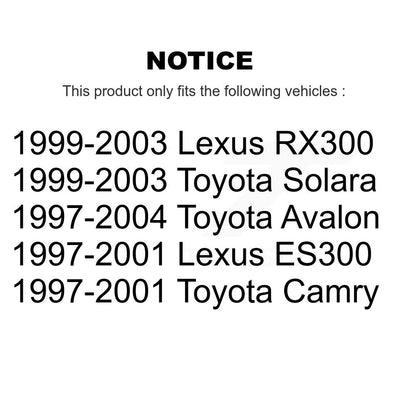 [Avant] Kit de biellette de barre stabilisatrice de suspension pour Toyota Camry Avalon Lexus RX300 ES300 Solara K72-100318