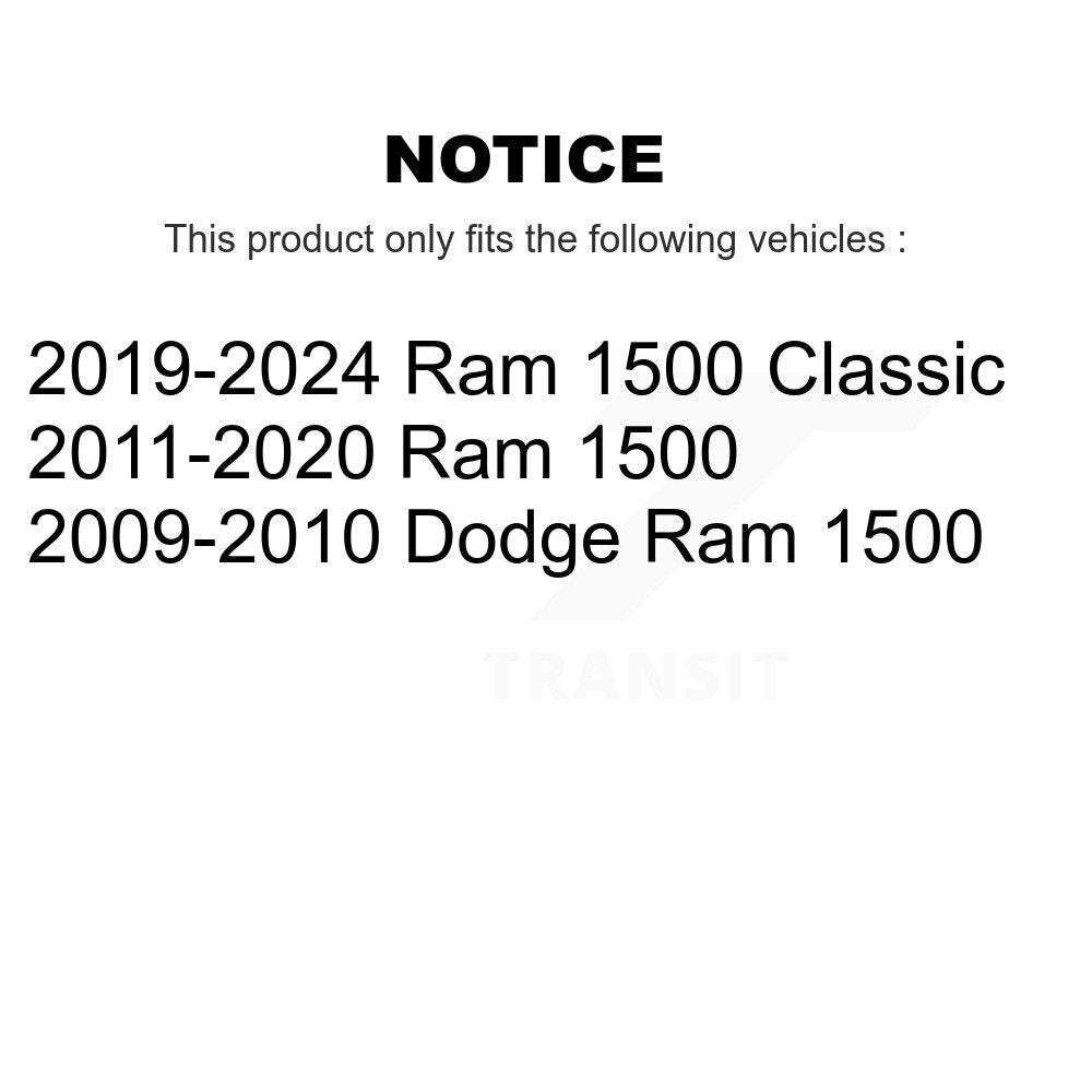 [Arrière] Kit de biellette de barre stabilisatrice de suspension pour Ram 1500 Dodge Classic K72-100353