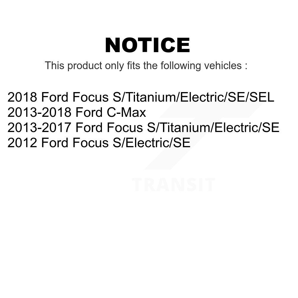 [Arrière] Kit de biellette de barre stabilisatrice de suspension pour Ford Focus C-Max K72-100356