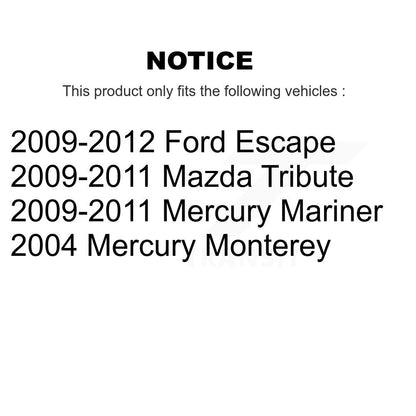 [Arrière] Kit de biellette de barre stabilisatrice de suspension pour Ford Escape Mercury Mariner Monterey Mazda Tribute K72-100357