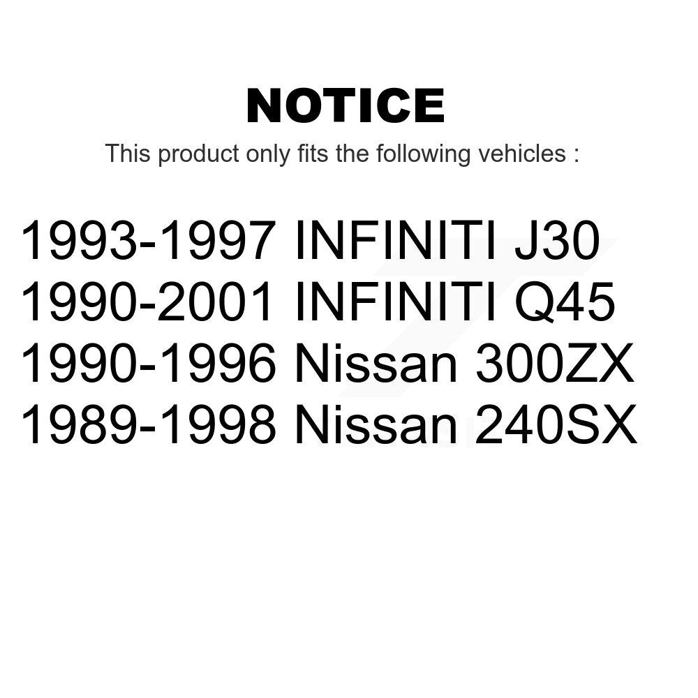 [Arrière] Kit de biellette de barre stabilisatrice de suspension pour Nissan 240SX 300ZX Infiniti Q45 J30 INFINITI K72-100391