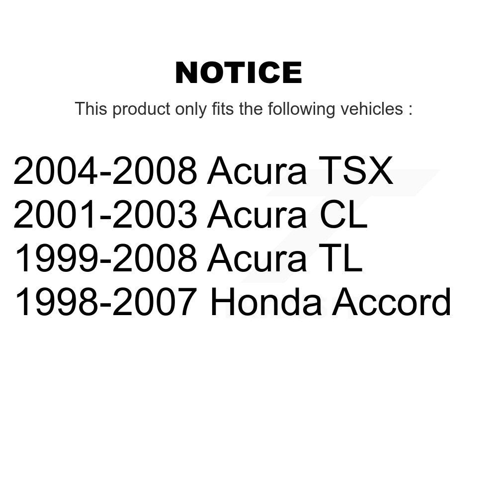 [Arrière] Kit de biellette de barre stabilisatrice de suspension pour Honda Accord Acura TL TSX CL K72-100418