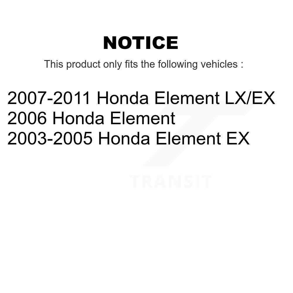 [Avant] Kit de Rotule de suspension pour Honda Element K72-100425