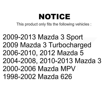 [Avant] Kit de Rotule de suspension pour Mazda 3 5 MPV 626 Sport K72-100449