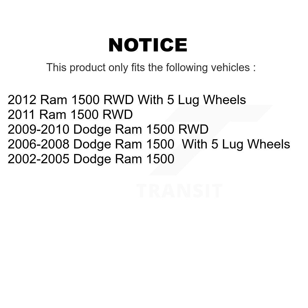 [Avant] Kit de Rotule de suspension pour Dodge Ram 1500 K72-100486