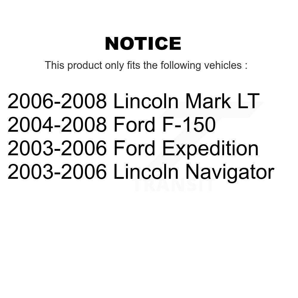 [Avant] Kit de Rotule de suspension pour Ford F-150 Expedition Lincoln Navigator Heritage Mark LT K72-100493