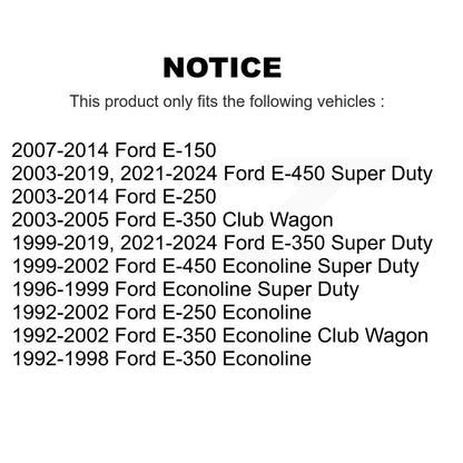 [Avant] Kit de Rotule de suspension pour Ford E-350 Super Duty E-250 E-150 Econoline Club Wagon E-450 K72-100495