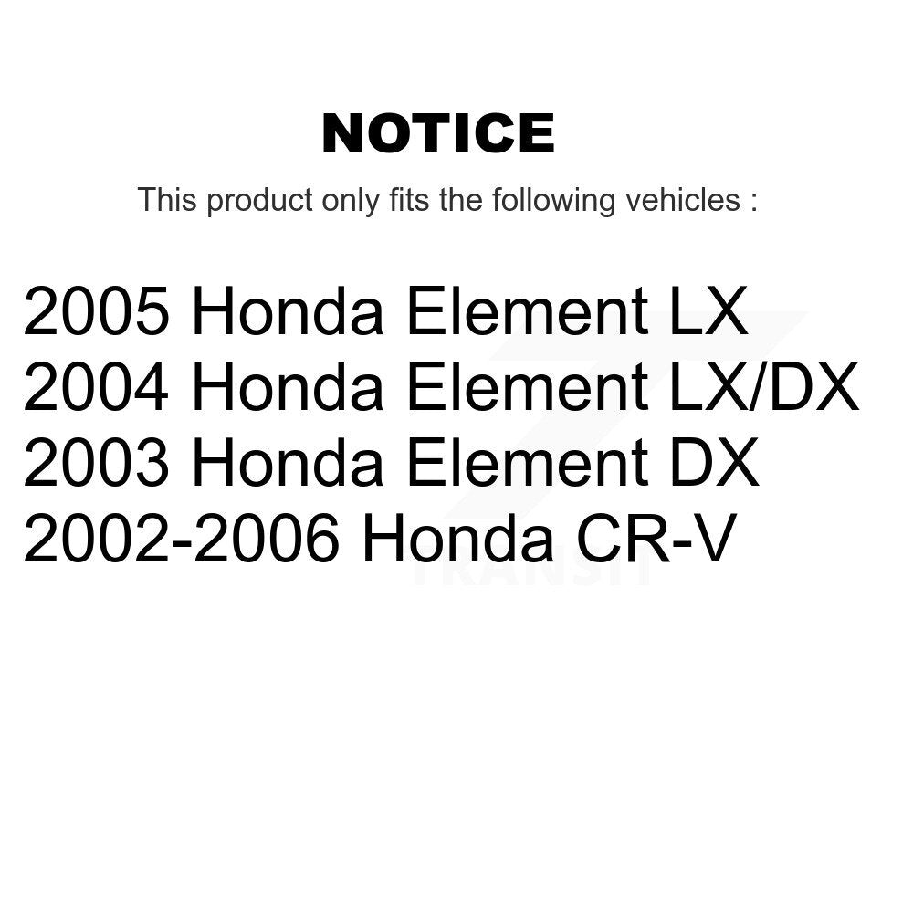 [Avant] Kit de Rotule de suspension pour Honda CR-V Element K72-100496