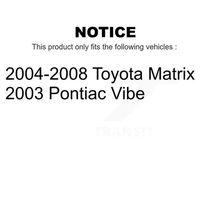 [Avant] Kit de Rotule de suspension pour Toyota Matrix Pontiac Vibe K72-100502