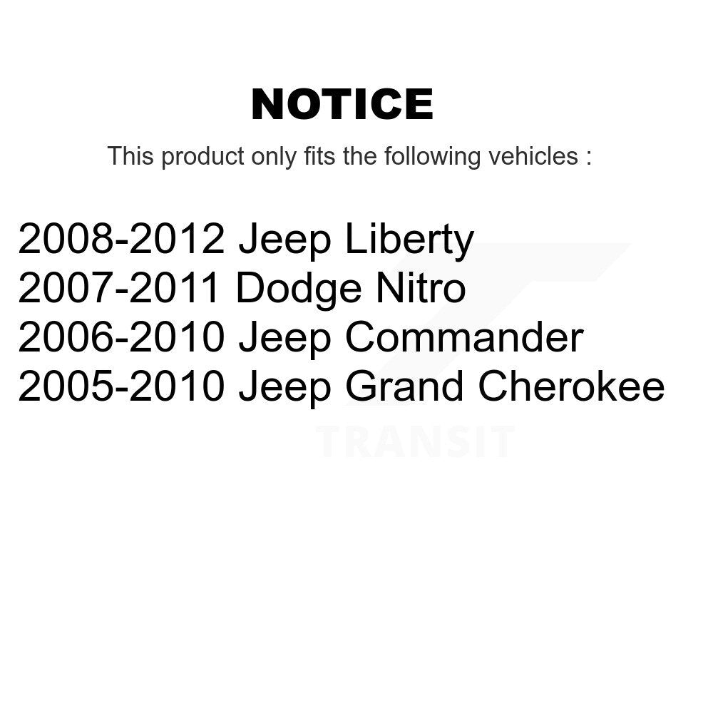 [Avant] Kit de Rotule de suspension pour Jeep Grand Cherokee Liberty Commander Dodge Nitro K72-100506