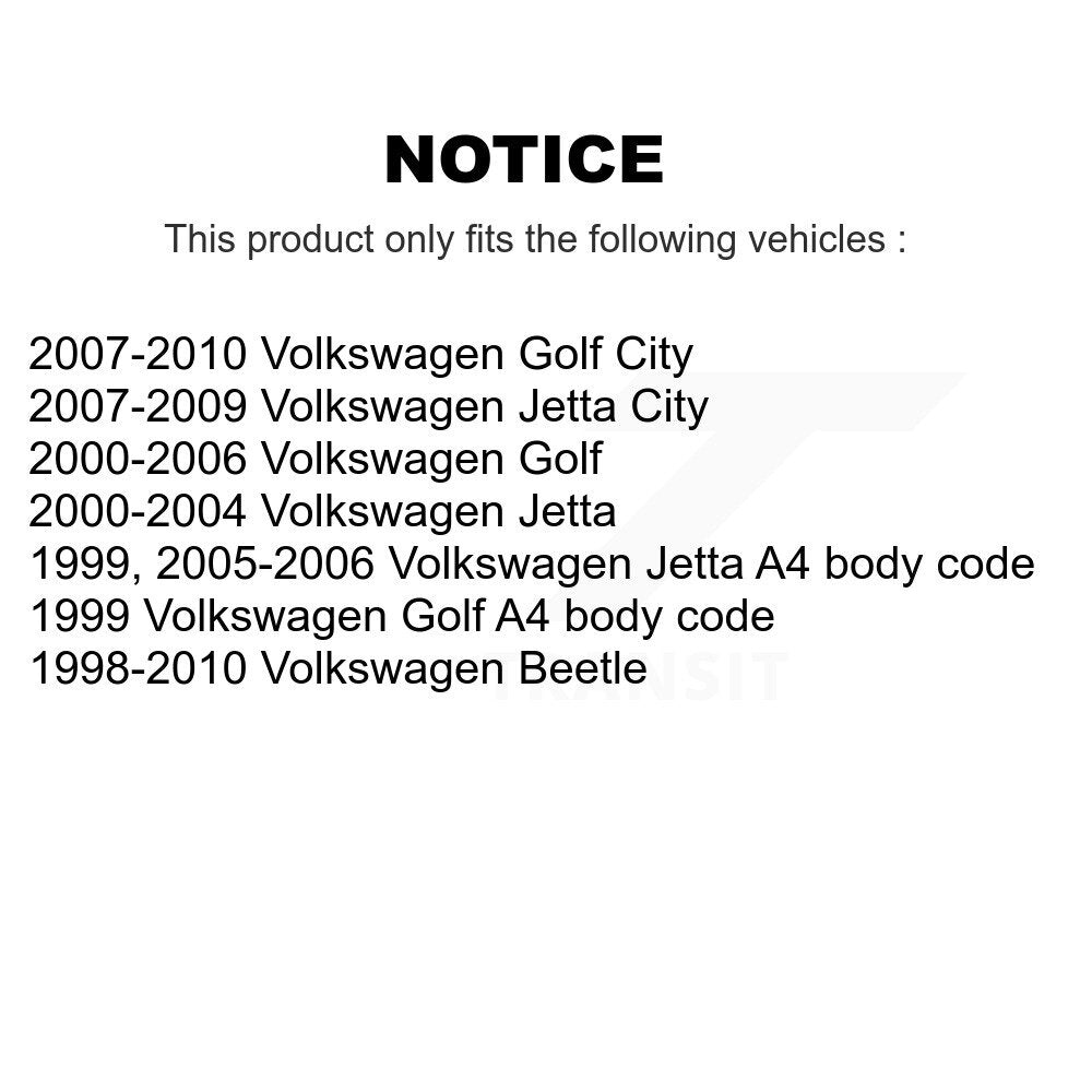 [Avant] Kit de Rotule de suspension pour Volkswagen Jetta Beetle Golf City K72-100546