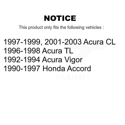 [Arrière] Kit de Rotule de suspension pour Honda Accord Acura CL TL K72-100548