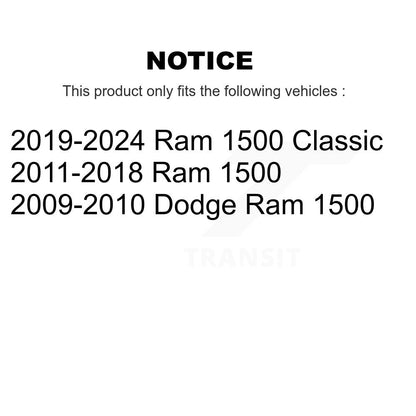 [Avant] Kit d'ensemble de bras de suspension et joint à rotule pour Ram 1500 Dodge Classic K72-100558