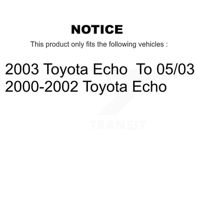 [Avant] Kit d'ensemble de bras de suspension et joint à rotule pour Toyota Echo Yaris K72-100604