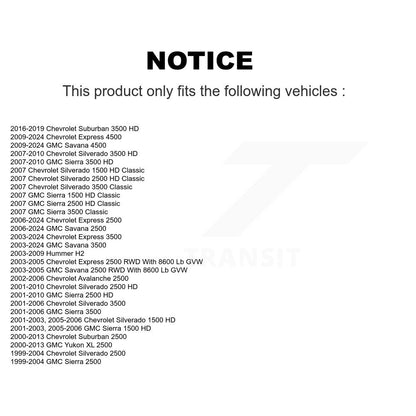 [Avant Supérieur] Rotule de suspension pour GMC Chevrolet Sierra 2500 HD Savana K72-100661