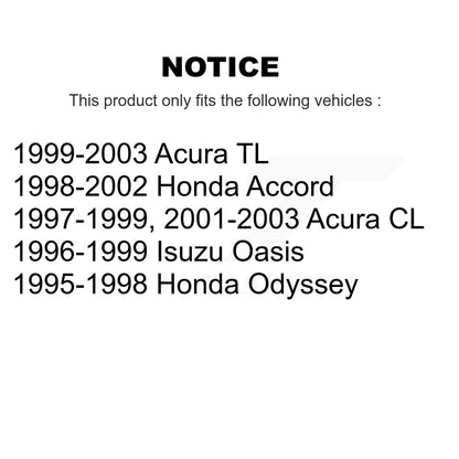 [Avant] Kit de Rotule de suspension pour Honda Accord Acura TL CL Odyssey Isuzu Oasis K72-100708