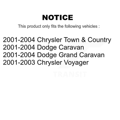 [Avant] Kit d'extrémité de biellette de direction pour Dodge Chrysler Grand Caravan Town & Country Voyager K72-100761