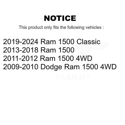 [Avant + Arrière] Kit de biellette de barre stabilisatrice de suspension pour Ram 1500 Dodge Classic K72-100832