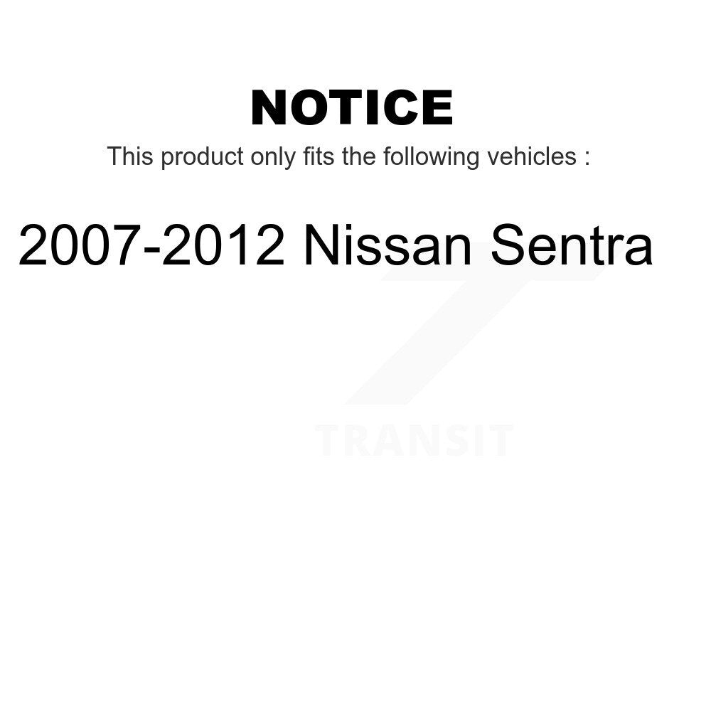 [Avant] Kit de Rotule de suspension pour 2007-2012 Nissan Sentra K72-100883