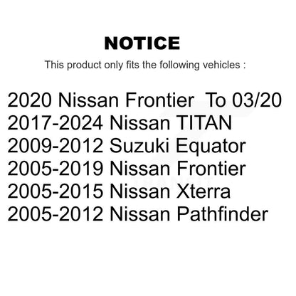 [Avant] Kit de Rotule de suspension pour Nissan Frontier Pathfinder Xterra K72-100905