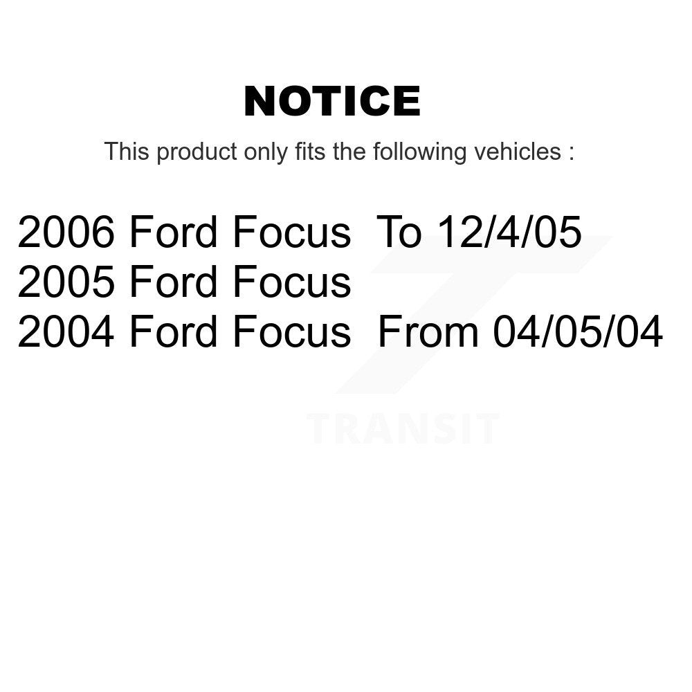 [Avant] Kit de Rotule de suspension pour Ford Focus K72-100906