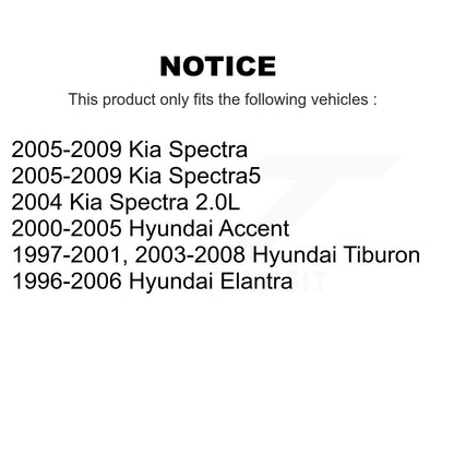 [Avant] Kit de Rotule de suspension pour Hyundai Elantra Kia Spectra Accent Tiburon Spectra5 K72-100916