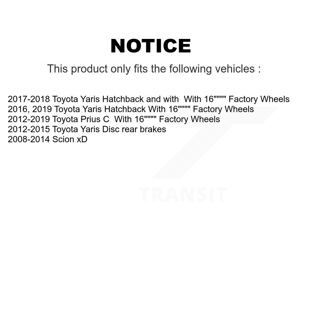 [Avant] Kit de Rotule de suspension pour Toyota Yaris Scion xD K72-100923