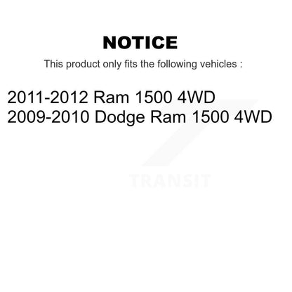[Avant] Kit de Rotule de suspension pour Ram 1500 Dodge 4WD K72-100930
