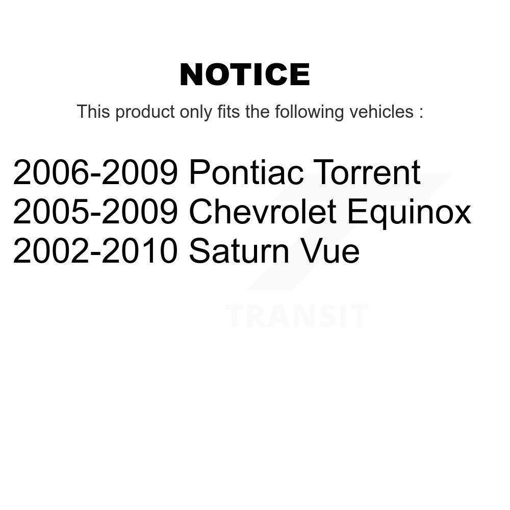 [Avant] Kit de Rotule de suspension pour Saturn Vue Chevrolet Equinox Pontiac Torrent K72-100937
